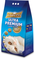 Princess Ultra Premium Cat Litter Zeolite Baby Powder 12ltr